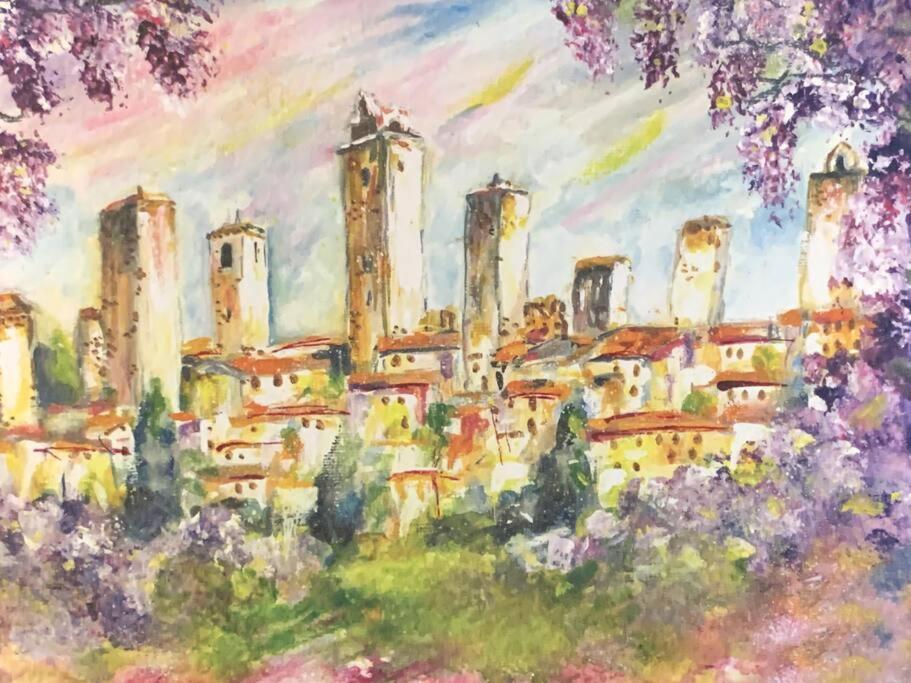 Lovely 2 Bedroom In San Gimignano Historic Center Buitenkant foto